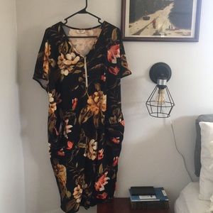 Dwell + Slumber cocoon nursing + maternity caftan